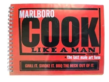 Marlboro Cook Like a Man  Spiral Recipe Cookbook
