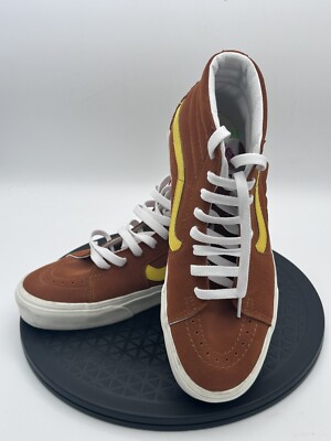 VANS SK-8 Heig Eco Dry Mens Tan Suede Sneakers - Size: 11 VANS Sk8 Hi Old Skool Heiq Eco Dry Suede Golden Honey  main image 2