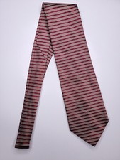 Kenneth Cole Mens Formal Necktie 59"Lx4"W Red/Beige Neck Tie