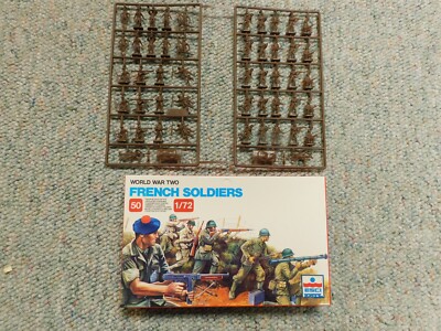 Esci Ertl 1/72  Box#205 WW2 French soldiers x50 figures