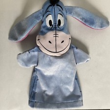 Disney Baby, Melissa  Doug, 9" Eeyore Plush Hand Puppet