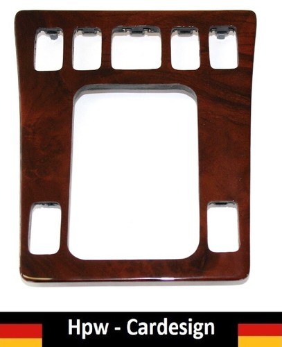 SCHALTKONSOLE SCHALTBRETT WURZELHOLZ HOLZ WOOD MERCEDES W201 MIT RAHMEN 35 - 第 1/2 張圖片