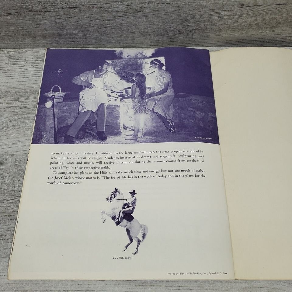 Black Hills Passion Play Religious Old Vintage Thin Book / Booklet Fair