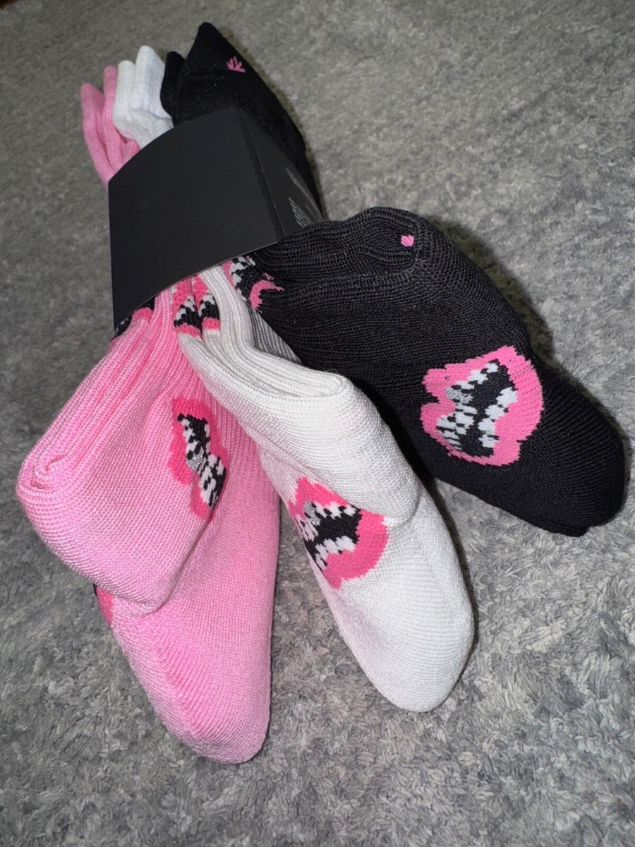 Chrome Hearts Matty Boy Chomper Pink Black White Lips Mouth 3 Pack