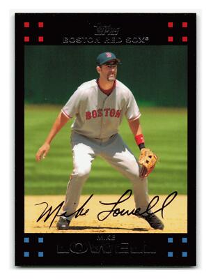 Mike Lowell 2007 Topps Team Card #83 Boston Red Sox Mint
