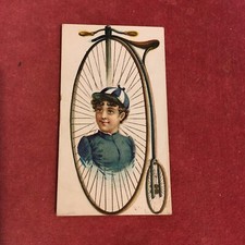 KINNEY BROS CIGARETTE CARD - NOVELTIES (rectangular) N228 # 36 Penny Farthing
