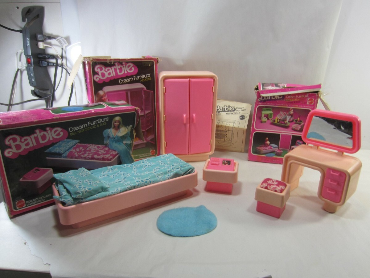 Retro Barbie 5 Pc. Bedroom Set with Orig. Boxes PA#7 | eBay