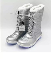 New Sorel X Disney Frozen Tofino II Waterproof Snow Boots Wmn Sz 6 Girls 5 eu 37