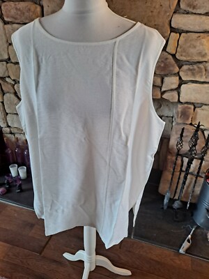Wynne Layers QVC Sedona Tank Weste Creme Größe 2XL Neu mit Etikett UVP 49£