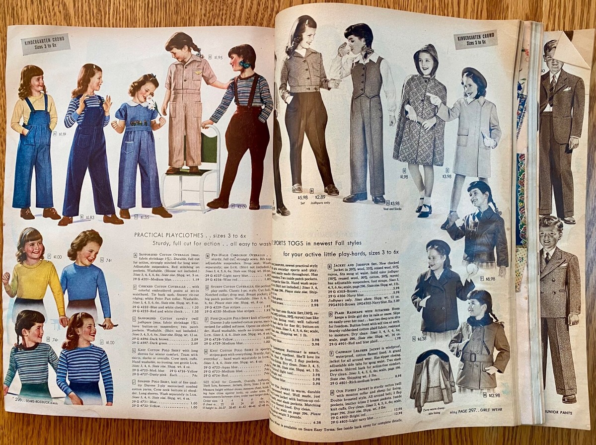 Vintage 1946-1947 Sears Roebuck & Co. Fall-Winter Catalog No