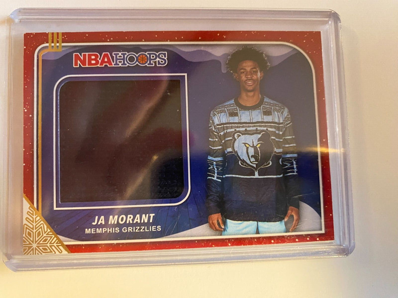 JA Morant, NBA Hoops, 2019-2020 Sweaters Card