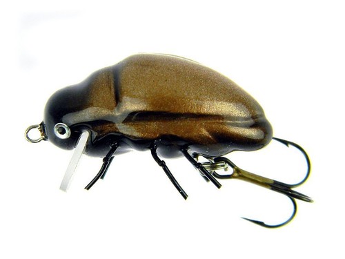 Microbait Carabu 24mm 1.6g Flottant Topwater Insecte Leurre Perche COULEURS - Photo 2/6