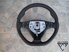 Steering Wheel Saab 9-3 Leather Flat Bottom Since 2006 Year Steering Wheel Saab 9-3 Leather Flat Bottom Since 2006 Year