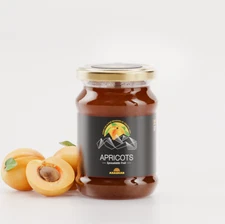 100% Pure Apricot Jam, A Spread Bursting With Real Natural Apricot Flavor