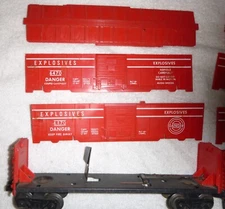 Lionel 6470 Explosive car - has all tabs - missing pin