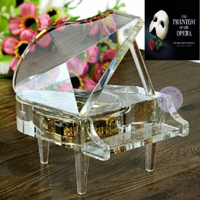 Transparent PIANO  MUSIC BOX :  Phantom Of The Opera - Masquerade 