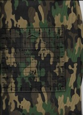 New Dark Green Camouflage 100 Cotton Fabric by the Half Yard Camo