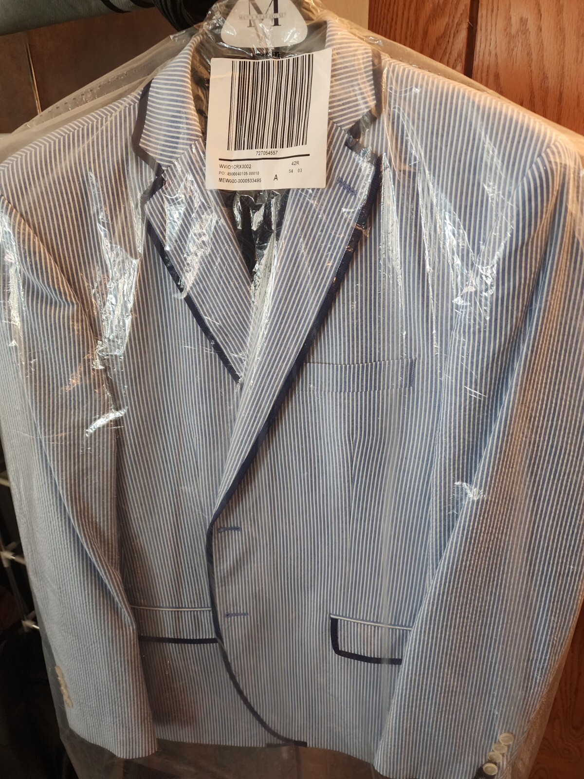 blazer men 42 Seersucker-image