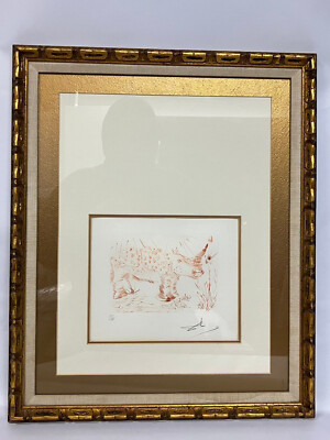 DALI Album Rhinoceros Hand Signed Number Etching Surreal ART