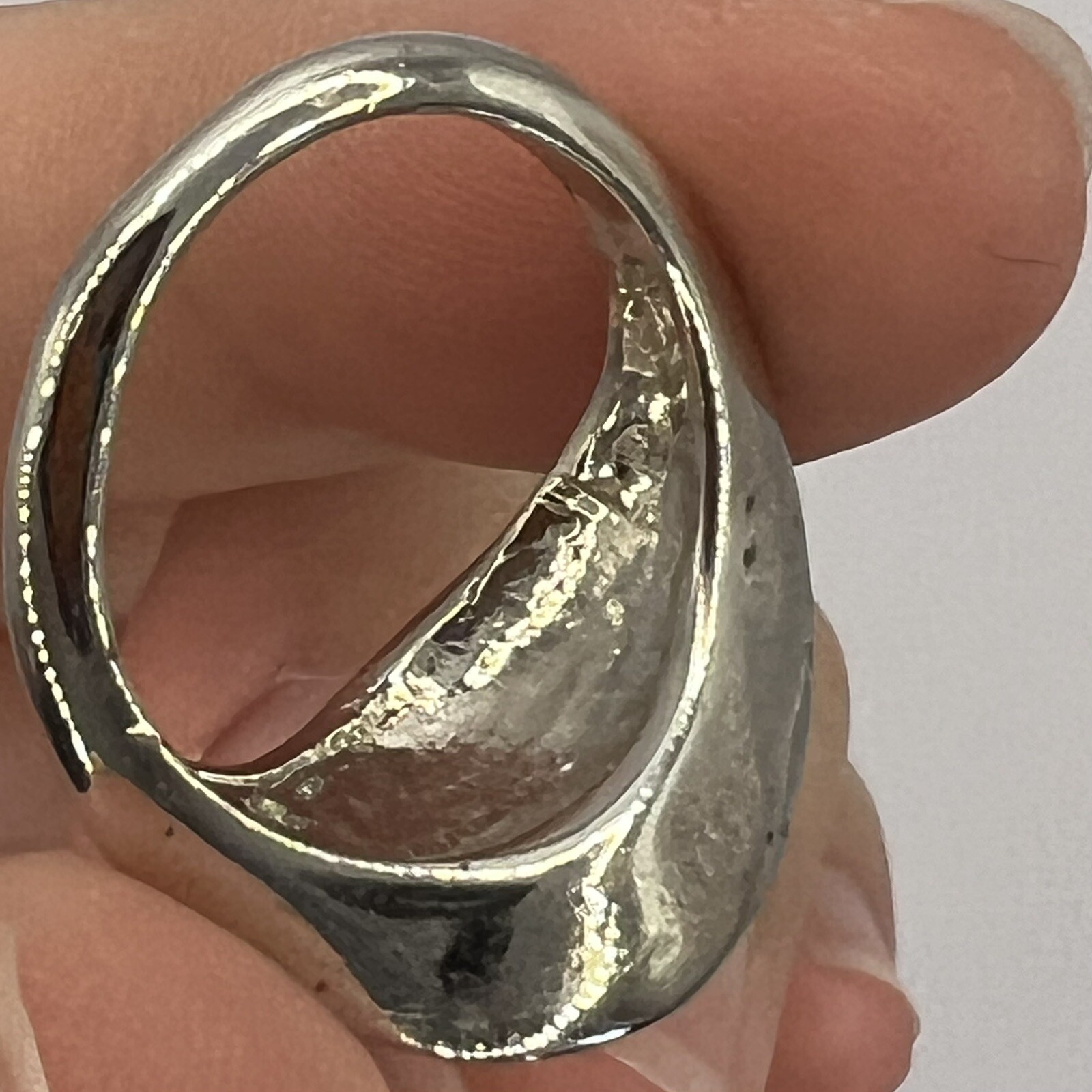 Mesmerizing Bombe Silver Rhinestone Ring - image 5