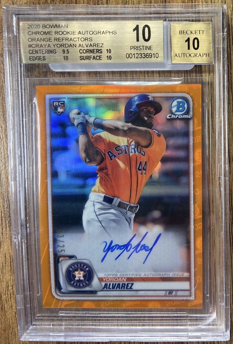 2020 Bowman - Yordan Alvarez #CRA-YA for sale | eBay