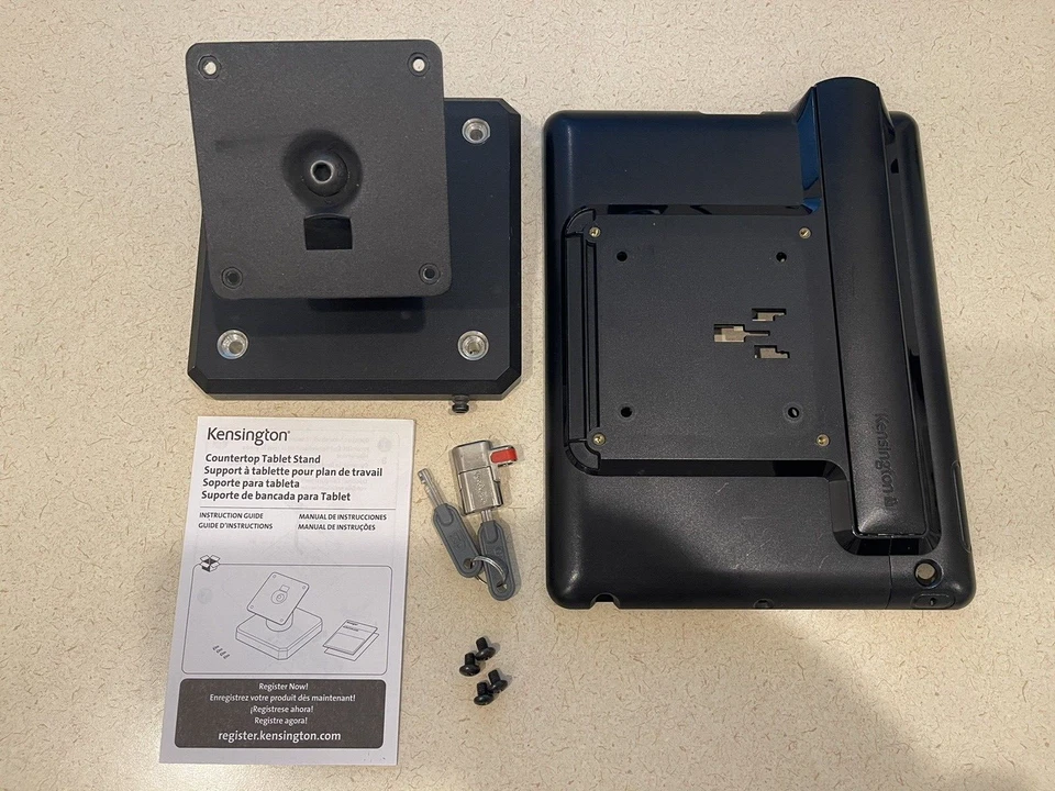 Kensington iPad Stand f/Retail Countertop, SecureBack K67773AM, Lock, Predrilled - Image 3 of 3