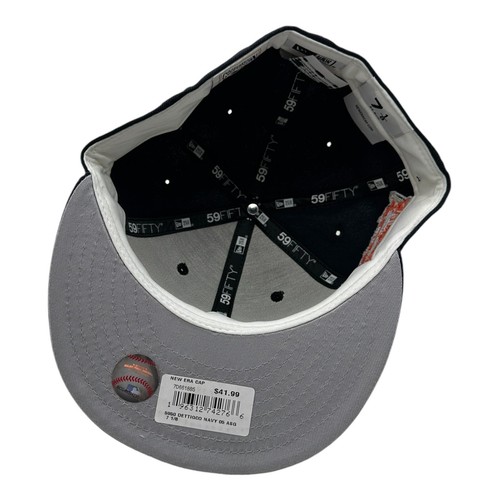 New Era 59Fifty Detroit Tigers Hat Cap 7 1/8 Navy Blue 2005 All Star Game Patch - Picture 8 of 9