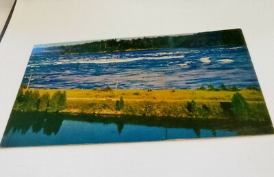 Postcard St. Lawrence River Seaway Power Project Cornwall Ship Canel