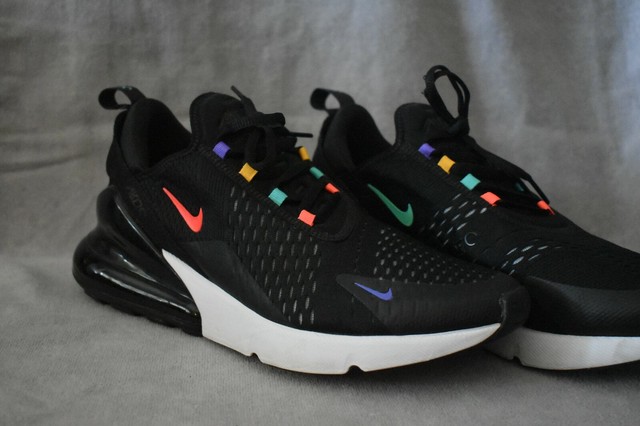 Air Max 270 'Black Multi Color' Size 10.5 BLACK/FLASH CRIMSON AH8050-023 | eBay