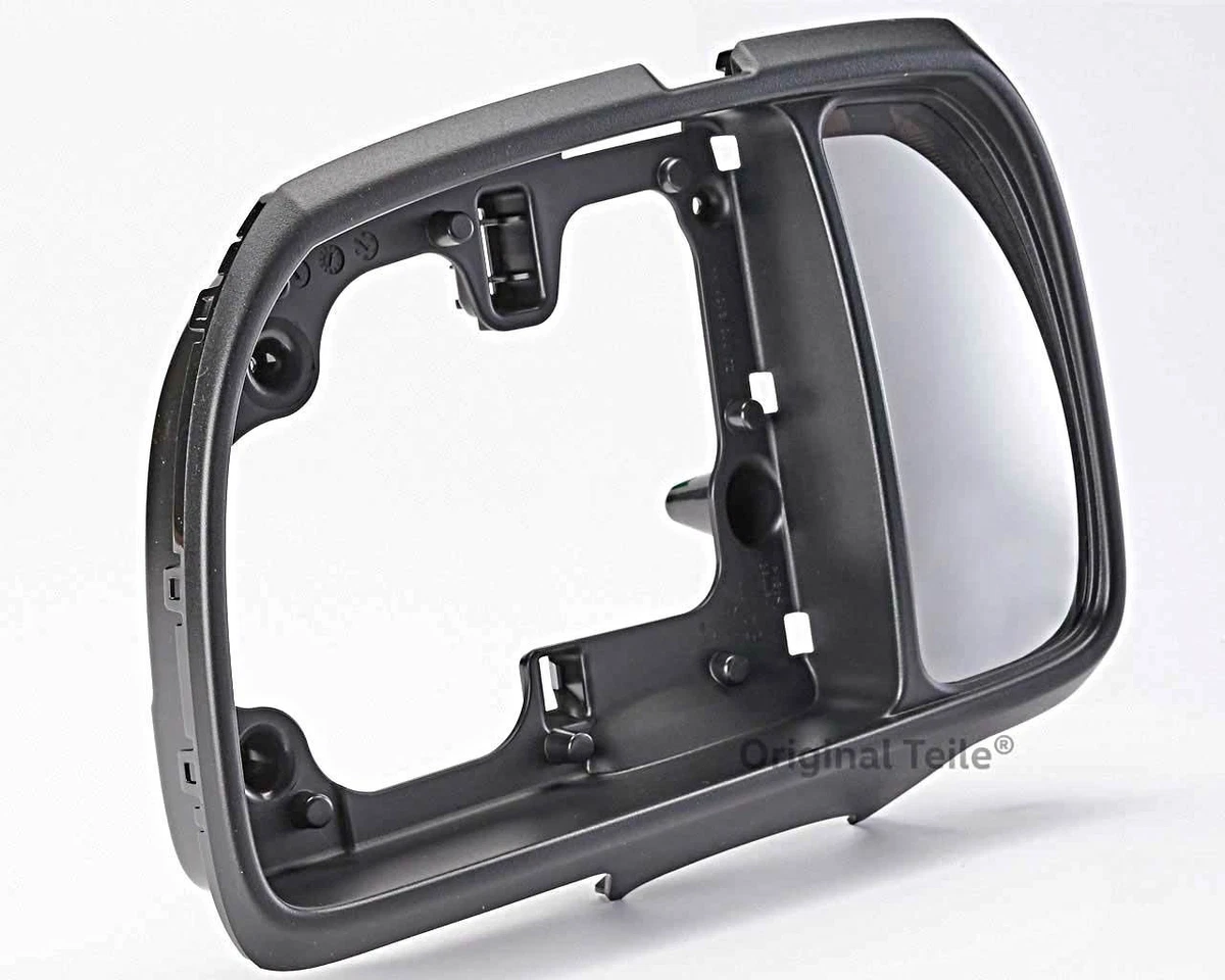 Genuine Mirror Frame With Additional Panoramic Mirror Satin Black  