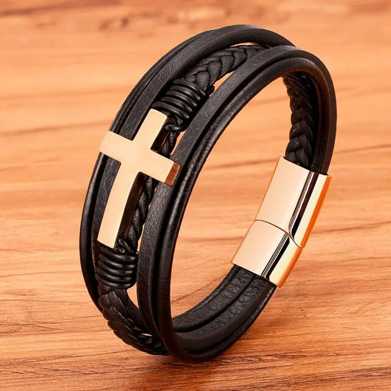 Christian leather bracelets deals