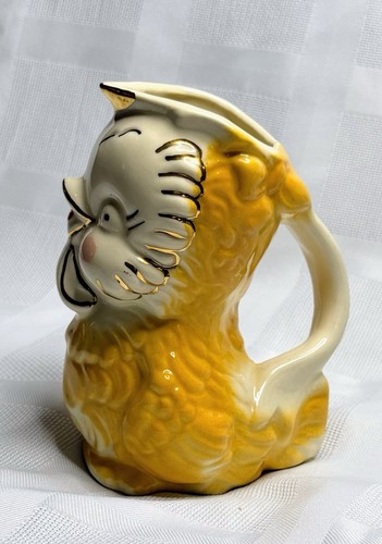 Brocca/Crema in ceramica Shawnee Bird Owl vintage anni '40 A3 - Foto 3 di 10