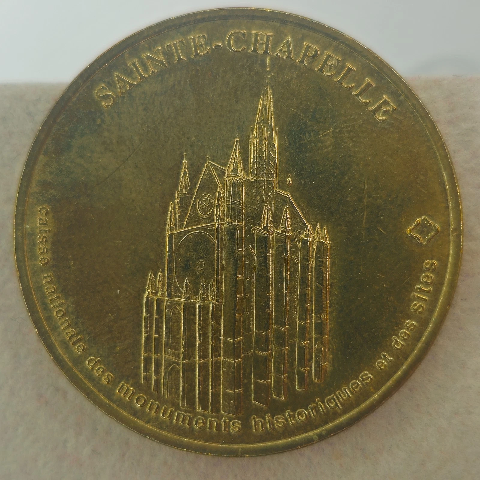 Sainte-Chapelle Paris - Jeton de Collection Médaille Souvenir Monnaie de Paris