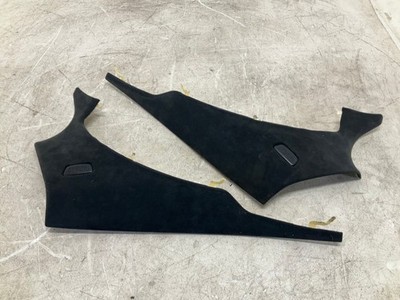 13-18 BMW 650I Gran Coupe Rear Right & Left C-Pillar Trim Alcantara OEM CM