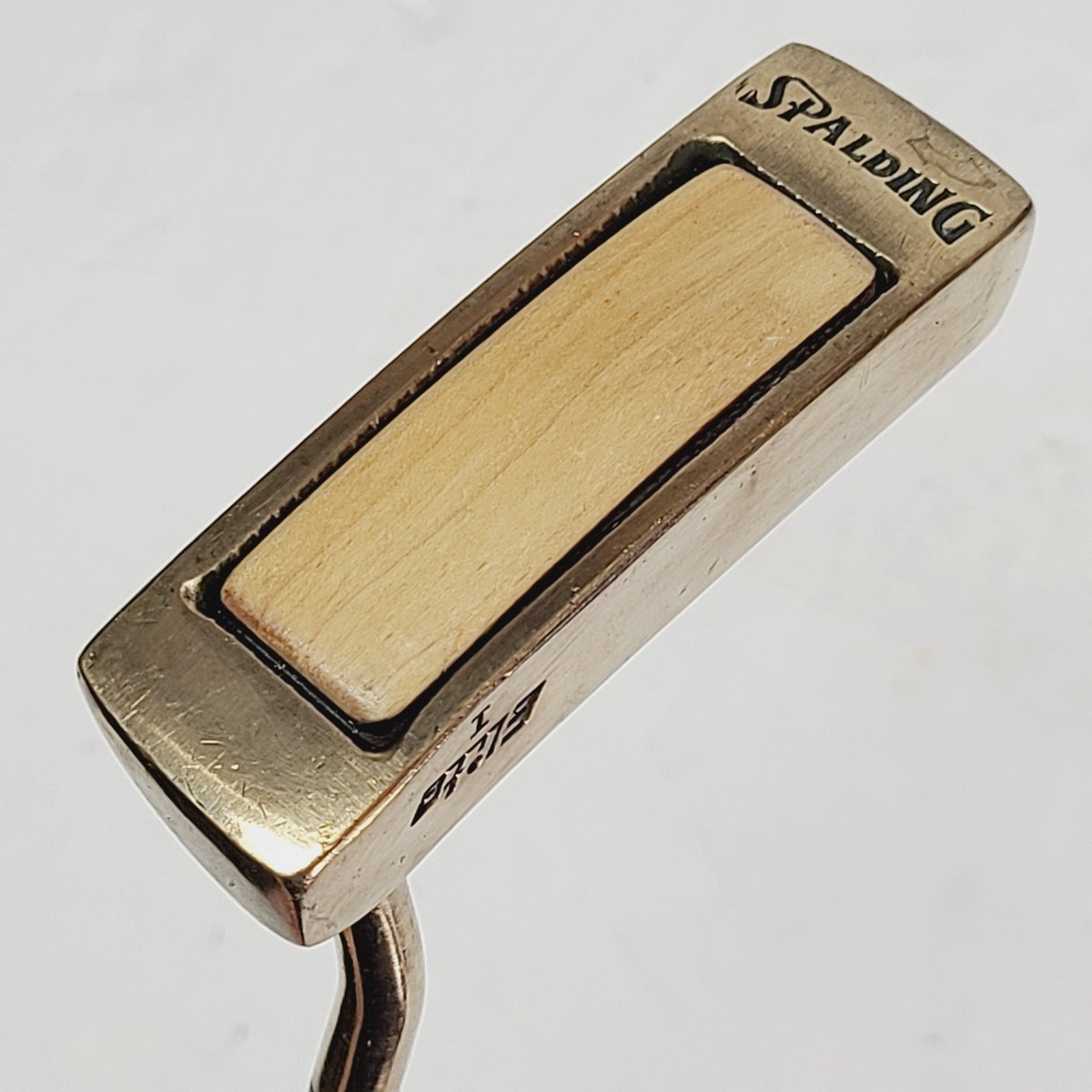 Ancien putter de golf Spalding CASH-IN 35 tige en acier inoxydable
