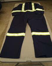 COVERALLS HIGH VISIBILITY REFLECTIVE SZ 50-XL BLUE/NEON NWOT