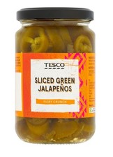 Tesco geschnittene grüne Jalapenos in Salzlake 300 g x 2