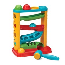 Infantino Bop  Drop Ball Tower Toy, 12 Months, Multicolor