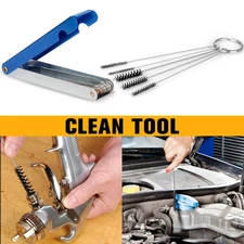 Carburetor Cleaning Kit Carb Dirt Jet Cleaner Tools 13 Needle 5 Wires Brush