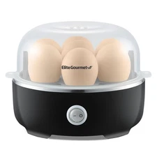 EGC115B Easy Egg Cooker Electric 7-Egg Capacity, Soft, Medium, Hard-Boiled Eg...