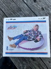 VTG NOS 2001 Intex The Sport Set Snow Water Inner Tube Sled Size 39” NIB #68202