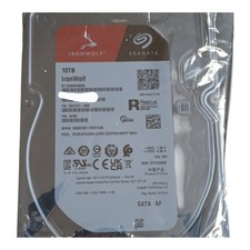 Image of Seagate IronWolf 10TB Internal Hard Drive ST10000VN000 SATA NAS New Sealed