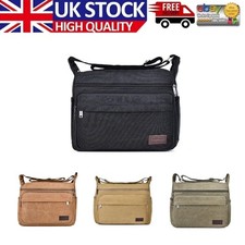 Heavy Duty Canvas Messenger Bag Men’s Crossbody Shoulder Travel Work Tool Bags