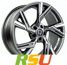 Tomason AR1 anthracite diamond polished 9x20" ET33 LK5 112 ML 66.6 Alufelgen ...
