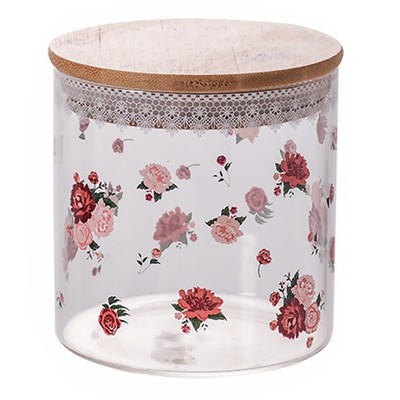 Rose Pattern Sealed Jar Multifunktionale Aufbewahrungsdose für Küchen