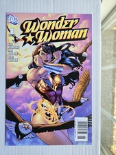 Wonder Woman 1 Newsstand 1:50 Rare 2,652 Copies Dodson Cover Art DC Comics 2006