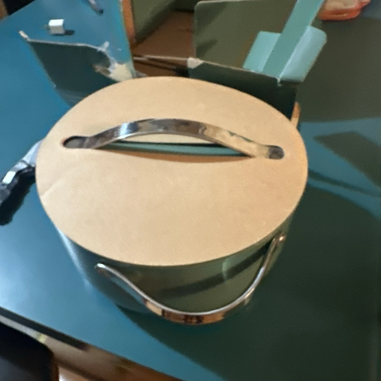 Caraway Home Sage Green Non-Stick Dutch Oven