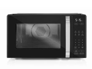 Chefman MicroCrisp Micro-ondes + Crisper, 1.1 Cu ft 1800W Max, Noir, nouveau
