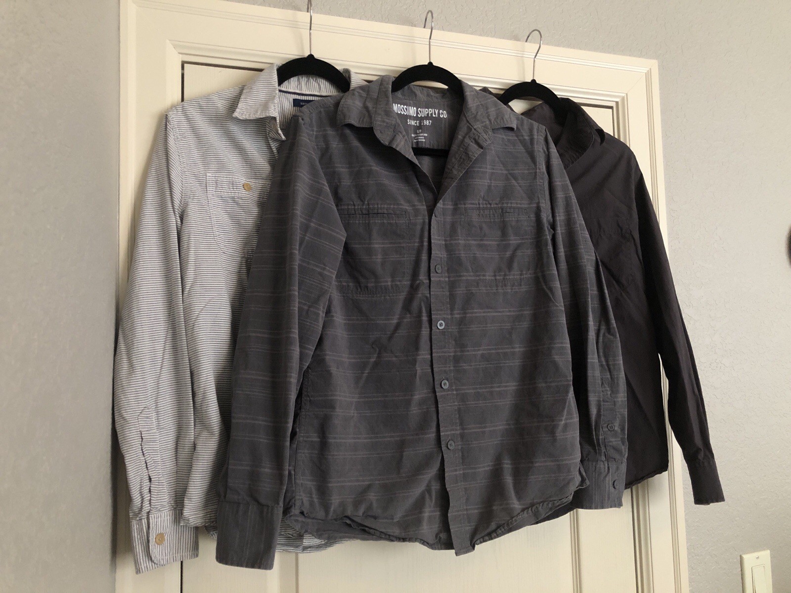 Gray Button-Up Shirts - image 2