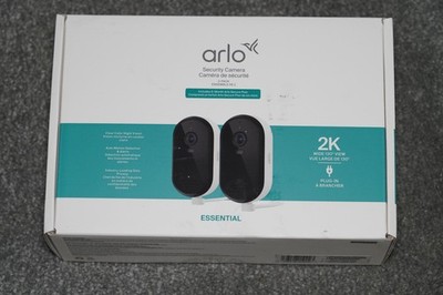 New Arlo Essential 3rd GEN - 2K Outdoor Security Camera White - 2-Pack (VMC3281)